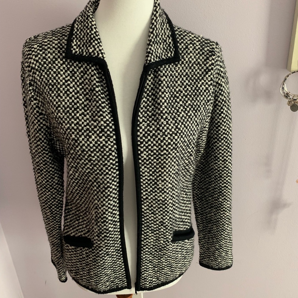 Talbots classy zip sweater